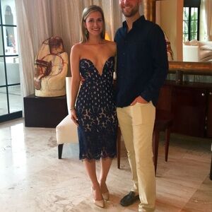 EUC StyleStalker lace midi dress